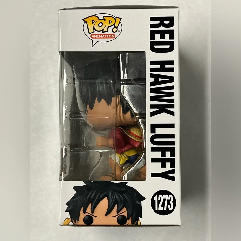 Funko Pop One Piece Red Hawk Luffy AAA Anime Exclusive - Picture 2 of 4